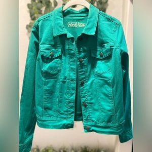 Green Denim Jacket